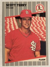 1989 Fleer #464 Scott Terry St. Louis Cardinals