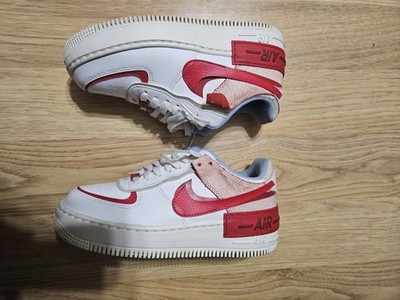 Nike AFI Red and White Size 6.5 In Gteat Condition Pre-Owned No Box.