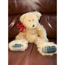 Boyds Collection LTD Teddy Bear Red Plaid Bow Plush Toy