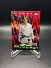Luke Skywalker - 2024 Topps Chrome Star Wars 104 Blaster Red Raywave Refractor