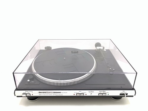 Garrard Ddq 650 Turntable Direct Drive 2 Speeds Semi Automatic Vintage Good Look - Picture 3 of 15