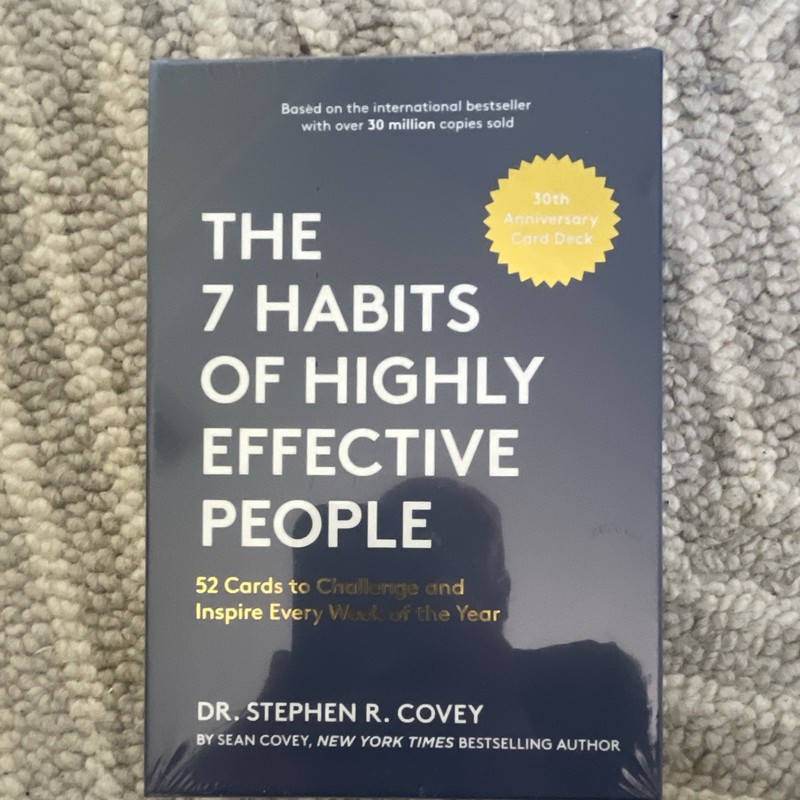 The 7 Habits of Highly Effective People 30th Anniversary 52-Card Deck