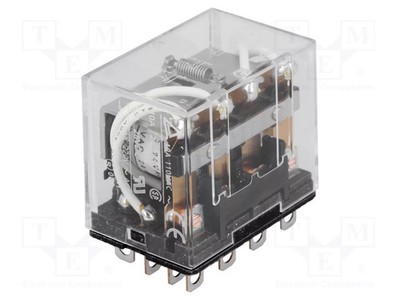 IKontakt max: 10A Relais: elektromagnetisch USpule: 24VAC 4PDT