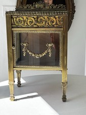 19th Century French Antique Brass Bronze Glas...
