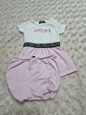 VERSACE BABY GIRL DRESS & BLOOMER SET 