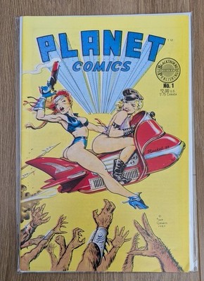 Planet Comics #1 RARE Production Error Off-Register Cover Dave Stevens