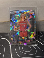 2025 WNBA Prizm 🏀 Lucy Olsen Cracked Ice Variation #145 Washington Mystics RC
