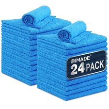 Microfiber Cleaning Cloth, 24 Pack Reusable Microfiber Towels