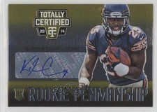 2014 Panini Totally Certified Rookie Penmanship Gold 6/10 Ka'Deem Carey Auto 9pp
