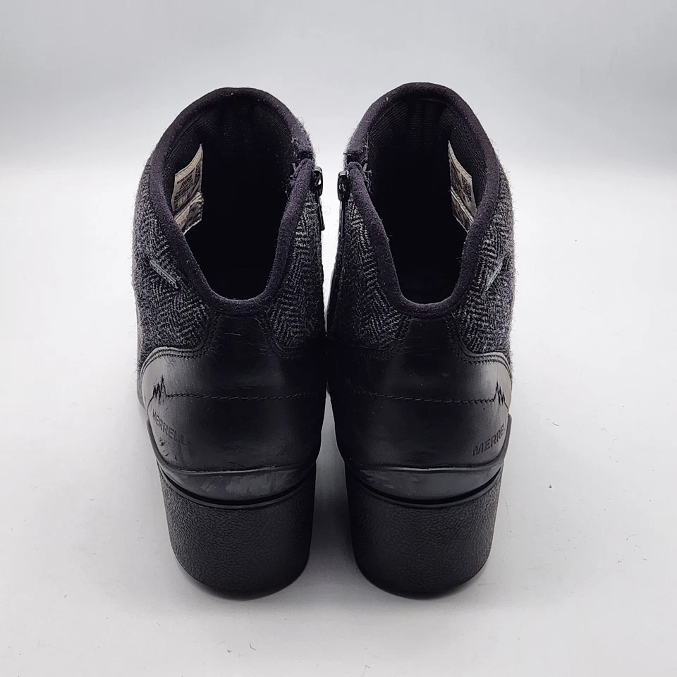 Botines impermeables Merrell Chateau II de cuero negro J000886 para mujer talla 8,5” Foto 4 de 4