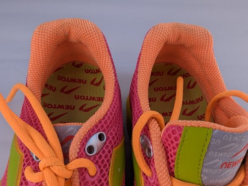 Newton™ Distance U W000813 Pink Yellow Running Shoes Women Sz 9.5 M - Picture 6 of 16