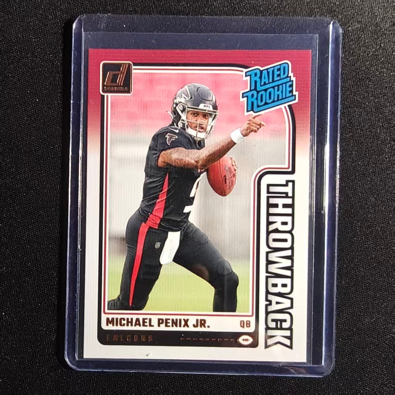 💤DZ 2024 PANINI DONRUSS FOOTBALL RATED ROOKIE THROWBACK RC MICHAEL PENIX JR.