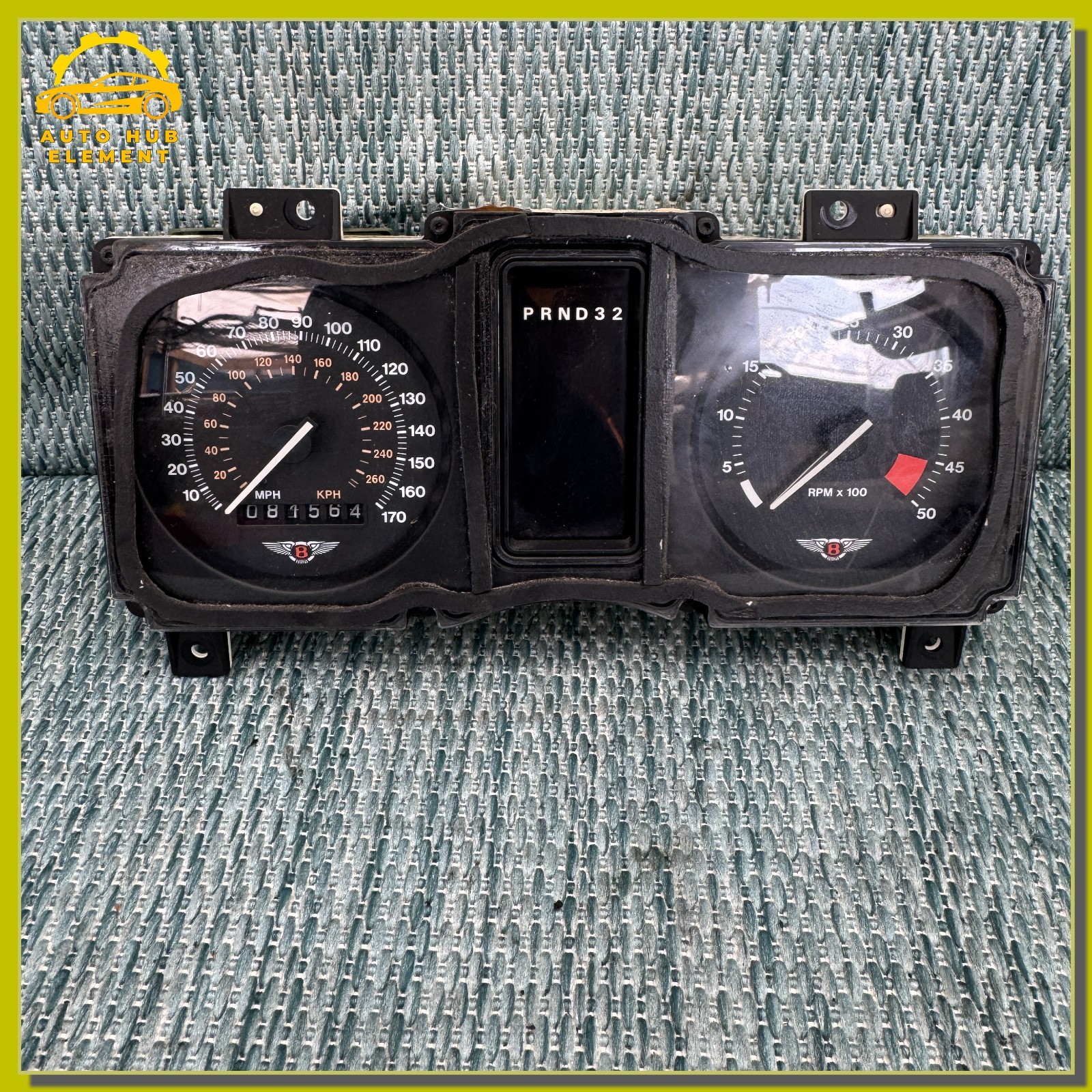 1992-1998 Bentley Brooklands Rolls Royce Instrument Cluster Speedometer OEM 81K