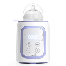 GROWNSY 8  in  1 Fast Baby Bottle Warmer-Timer, Temp Control, Sterilize, Defrost