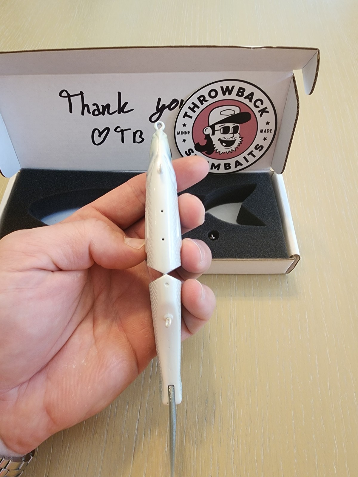 Throwback Baits Metro Glide Swimbait "Moon Eye" NIB - Image 5