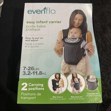 Evenflo Black Easy Infant Carrier Creamsicle