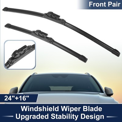 24''+16'' Front Upgraded Windshield Wiper Blades for VW Polo 2009-2016 Top-Lock