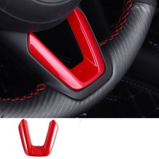 For Mazda 6 2017-2021 Red Car Steering Wheel Lower Decor Trim Cover Accessories