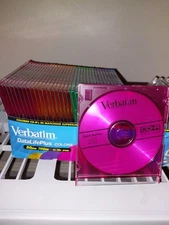 Verbatim DataLifePlus CD-R 700MB 80 Min Color Pack With Cases 35count