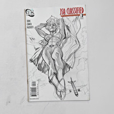 JSA Classified #1 Adam Hughes Sketch Variant 2nd Print DC Johns Conner Palmiotti