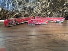 COCA-COLA THROUGH THE YEARS HAWTHORNE VILLAGE DOME 40'S 50'S 70'S TRAIN LOT