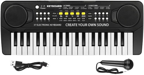 Kid Keyboard Piano - 37 Keys Piano Toys for Kids Beginners Electronic Piano w...