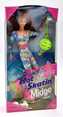 1994 Inline Hot Skatin' Midge Barbie Puppe mit Rollerskates / Mattel 13393, Ovp