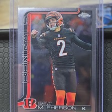 Topps 2025 Chrome Evan McPherson Cincinnati Bengals #64 NFL Card