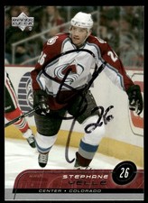 2002-03 Upper Deck Stephane Yelle Auto Colorado Avalanche #41