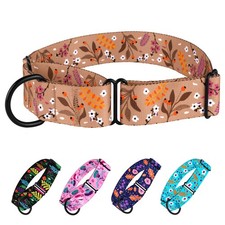 CollarDirect Martingale Collars for Dogs Heavy Duty Floral Pattern Female Saf...