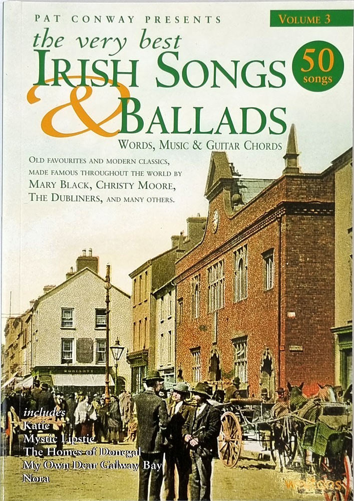 Songbook: The Very Best Irish Folk Songs and Ballads, Volume 3, chords and music