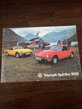 Triumph Spitfire 1500 Broschure Brochure