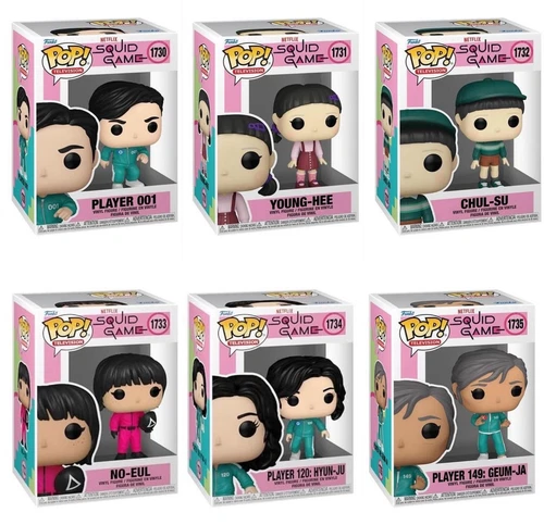 Netflix Squid Game Funko Pop! Lot of 6 PREORDER