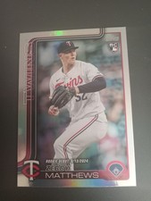 2025 Topps Update Baseball Rainbow Foil #US37 Zebby Matthews Rookie Debut