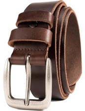 Leather Belt for Men,100 Italian Full Grain Real Solid Leather