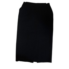 Lauren Ralph Lauren Worsted Wool Midi Skirt, lace-up detail Vintage USA sz 10P