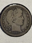 1916 Denver Barber Silver Quarter