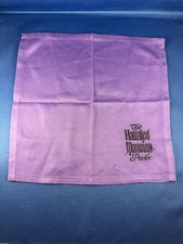 Disney Cruise Destiny Treasure Haunted Mansion Parlor Purple Cocktail Napkin