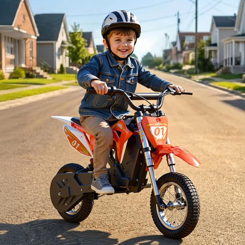 12'' HillMiles MileRocket 1 Kids' electric motorcycle 36V 4A