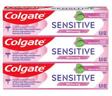 Colgate Whitening Toothpaste for Sensitive Teeth, Enamel Repair and Cavity Prote