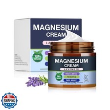 Magnesium Cream for Sleep   Soothing Nighttime Magnesium Lotion f