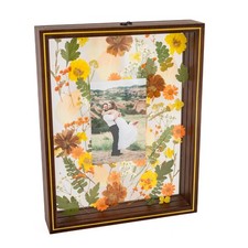 Pressed Flower Frame   Durable Dual Panel Design Glass Frame for Pressed Flow...