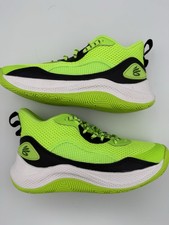 UNDER ARMOUR BOYS Curry Basketball Shoes Size 4.5Y NEW Hyper Green No Box