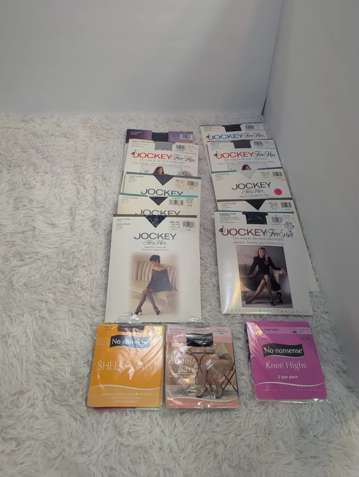 Lote de panty mangueras pequeñas Jockey sin tonterías negras tostadas Foto 2 de 4