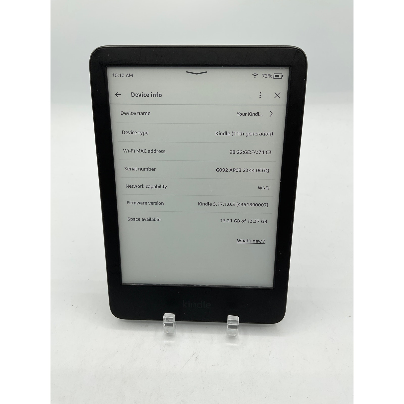 Kindle Paperwhite 11th Gen 16GB Black E-Reader  -image