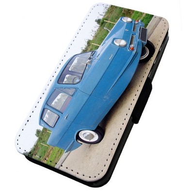 Bedruckte Klapp Handyhülle iPhone, Samsung & Huawei Oldtimer Robin Reliant