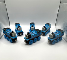 Thomas  Friends Wooden Railway Thomas Train 1 Engines Lot of 6 Blue Wood