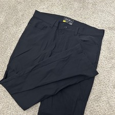Eddie Bauer Travex Pants 36x30 Black Men's Nylon Spandex Stretch Hiking Outdoor