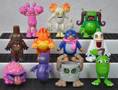 My Singing Monsters pvc action figure Lot of 11 (do not sing, only fun) Wubbox