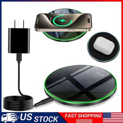 For Samsung Galaxy S25 FE S24 S23 S22 Ultra 65W Wireless Charger Fast Charge Pad